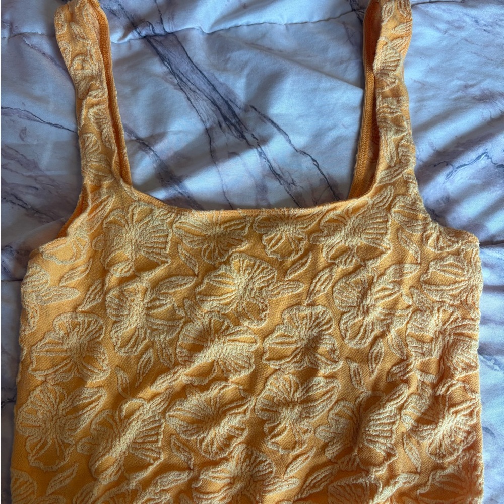 Anthropologie Sunlit Floral Tank Top